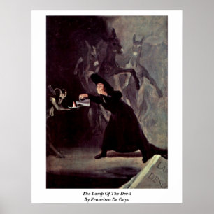 Póster The Lamp Of The Devil By Francisco De Goya