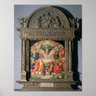 Póster The Landauer Altarpiece, All Saints Day, 1511