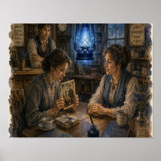 Póster The Lantern That Flickered Blue: Plate RH-WC-B2-00 (Frente)