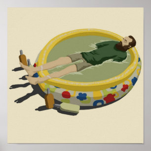 Póster The Last Man on Earth  Margarita Pool