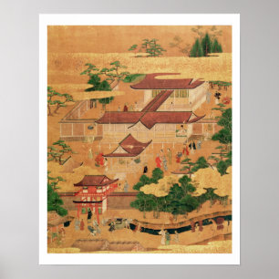 Póster The Life and Pastimes of the Japanese Court, Tosa