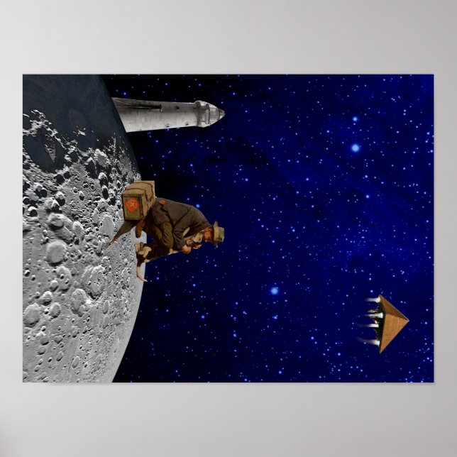 Póster The lighthouse keeper returned home (Frente)