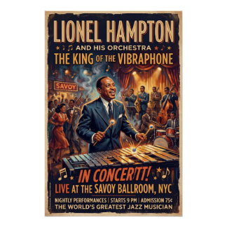 Póster The Lionel Hampton Orchestra 