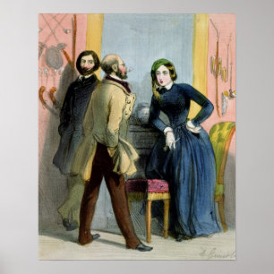 Póster The Literary Lioness, from 'Femmes de Paris'