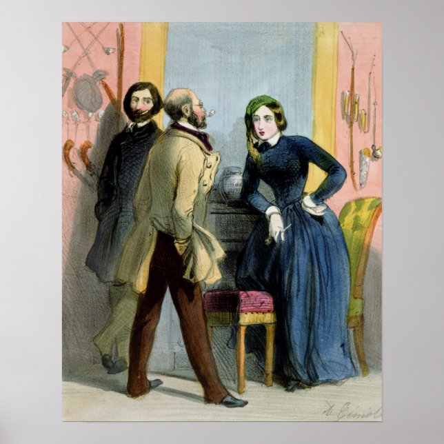 Póster The Literary Lioness, from 'Femmes de Paris' (Frente)