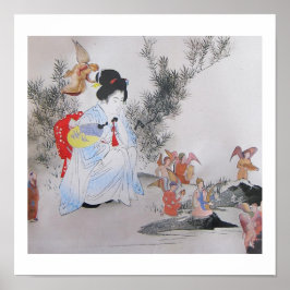 Póster The Little People - collage art