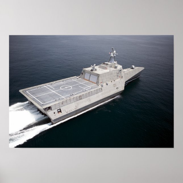Póster The littoral combat ship Independence (Frente)
