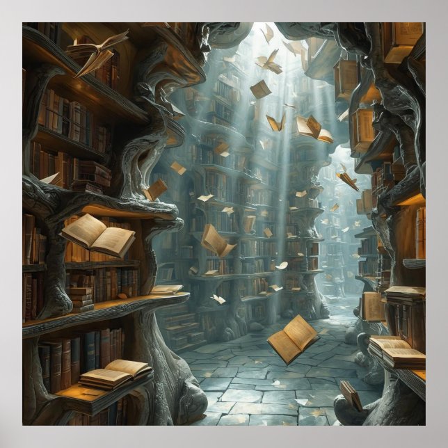 Póster The Living Library (Frente)