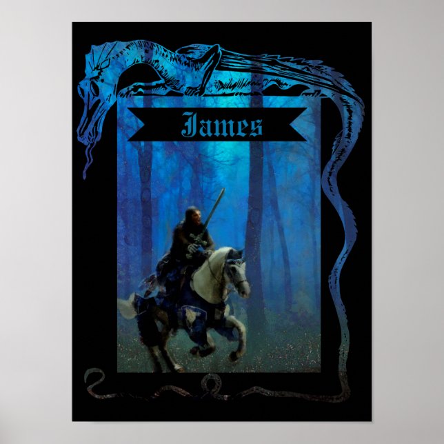 Póster The Lone Knight: A Journey Through the Mist (Frente)