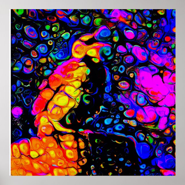 Póster The Lonely Bird 4: Liquid Art Style (Frente)