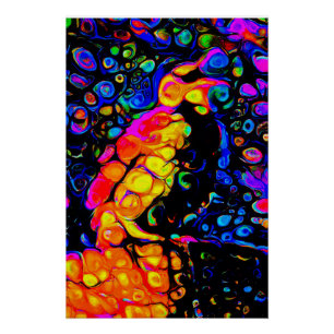 Póster The Lonely Bird 4: Liquid Art Style