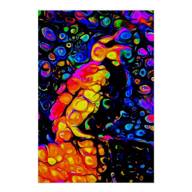 Póster The Lonely Bird 4: Liquid Art Style (Anverso)