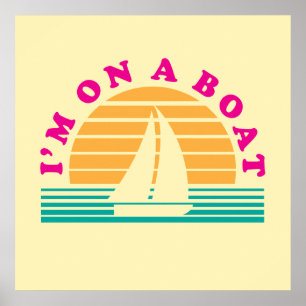 Póster The Lonely Island On A Boat