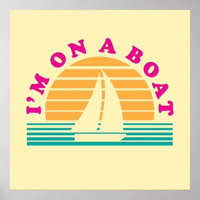 Póster The Lonely Island On A Boat (Frente)