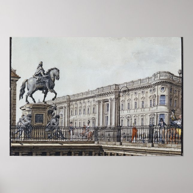Póster The long bridge with an aristocratic monument (Frente)