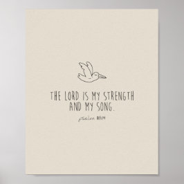 Póster The lord is my strength and my song