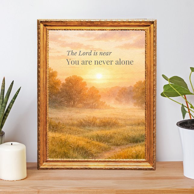 Póster The Lord Is Near Christian Faith  (Subido por el creador)