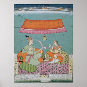 Póster The Lotus Arrow, Bilaspur, c.1750