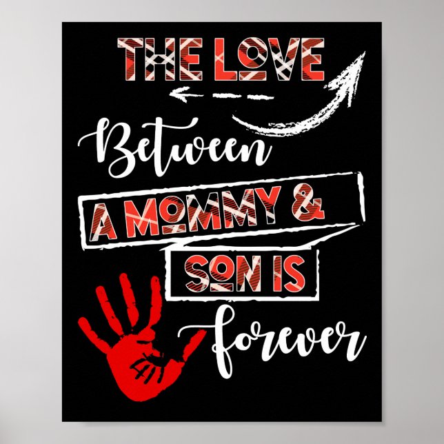 Póster The Love Between A Mommy & Son Is Forever (Frente)