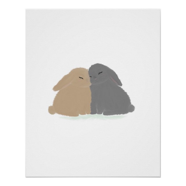 Póster The Love Bunnies! (Anverso)