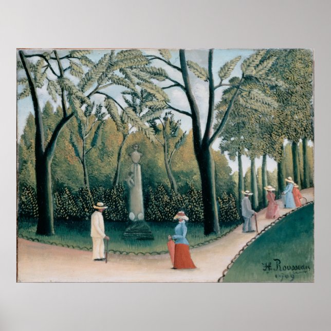 Póster The Luxembourg Gardens. Monument to Chopin (Frente)