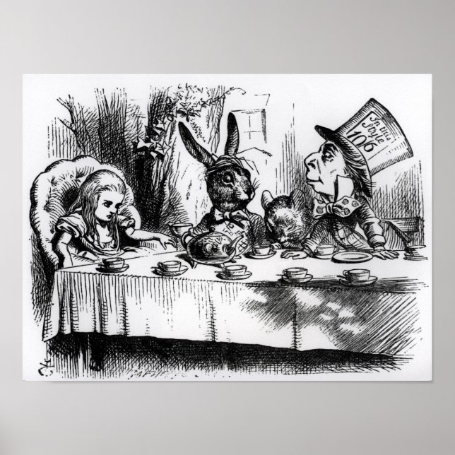 Póster The Mad Hatter's Tea Party (Frente)