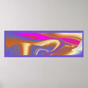 Póster The Magic of Summer , Abstract 3D Art