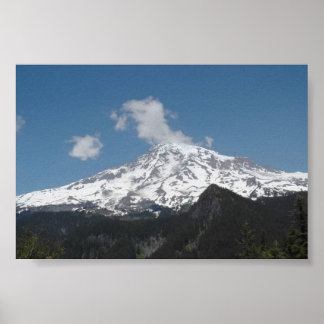 PÓSTER  THE MAJESTIC   MT.  RAINIER 