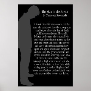 Póster The Man in the Arena