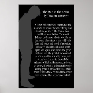 Póster The Man in the Arena