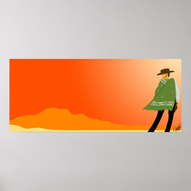 Póster The Man With No Name Classic Poster (Frente)