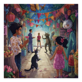 Póster The Market Between Worlds