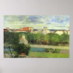 Póster The Market Gardens of Vaugirard - 1879