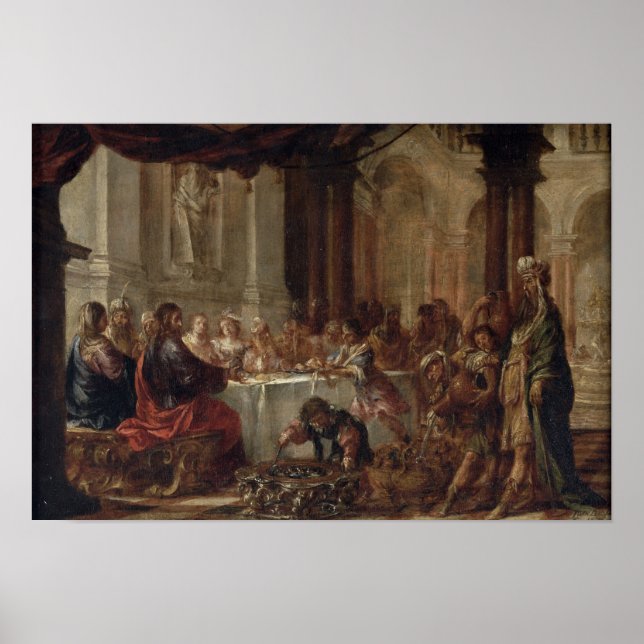 Póster The Marriage at Cana, 1660 (Frente)