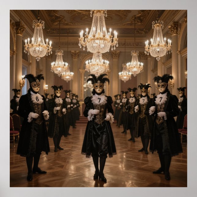 Póster The Masquerade of Sevens (Frente)