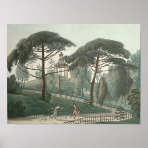Póster The Maze or Belvedere of the Jardin des