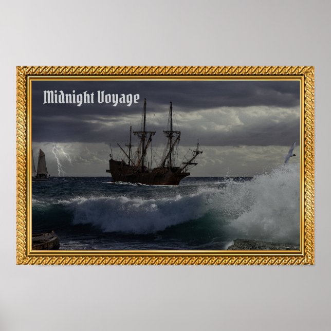 Póster The Midnight Voyage in the Moonlight (Frente)