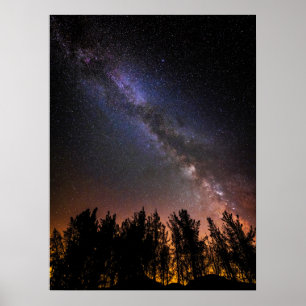 Póster The Milky Way Rose Valley, California