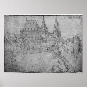 Póster The Minster at Aachen, 1520