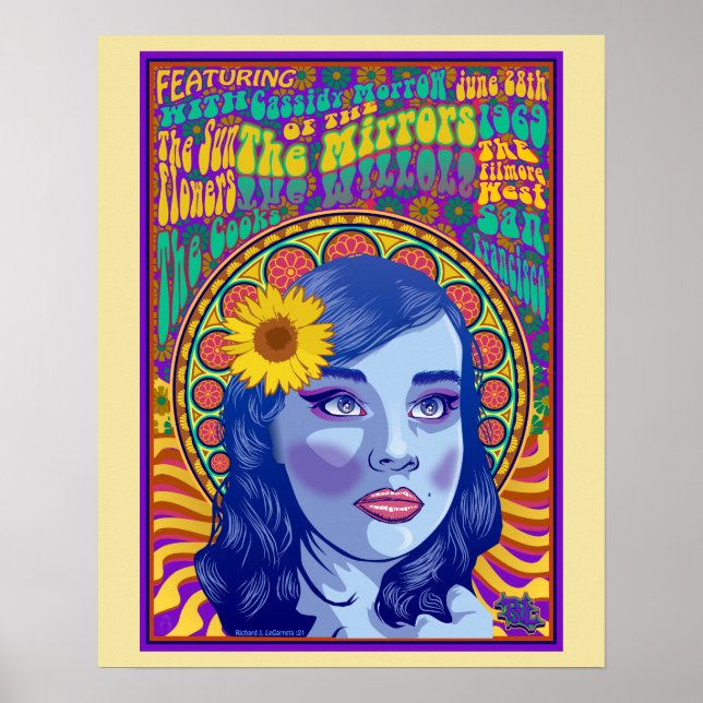 Póster The Mirrors Band poster retro (Frente)