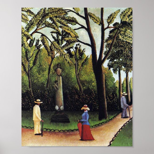 Póster The Monument to Chopin by Henri Rousseau (Frente)