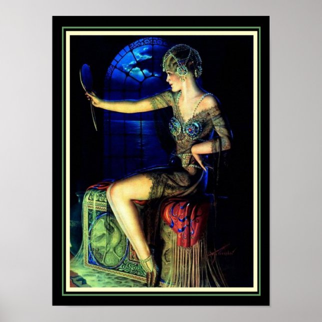 Póster "The Moon and You" by Gene Pressler 12 x 16 (Frente)