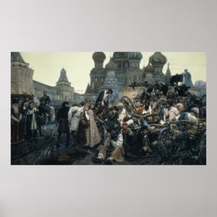 Póster The Morning of the Execution of the Streltsy