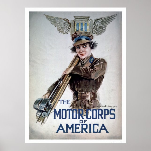 Póster The Motor Corps of America - Young Woman (US02076) (Frente)