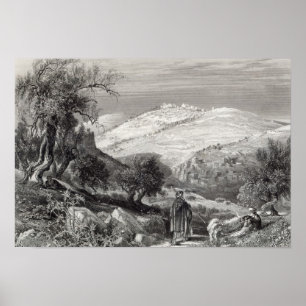 Póster The Mount of Olives, from Mount Zion
