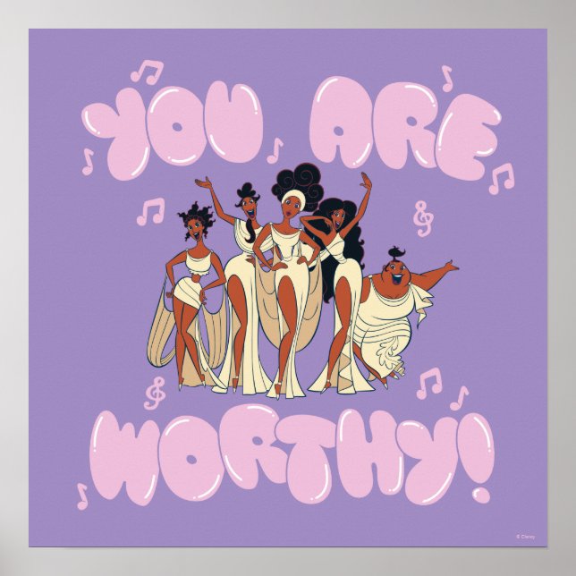 Póster The Muses - You Are Worthy Poster (Frente)