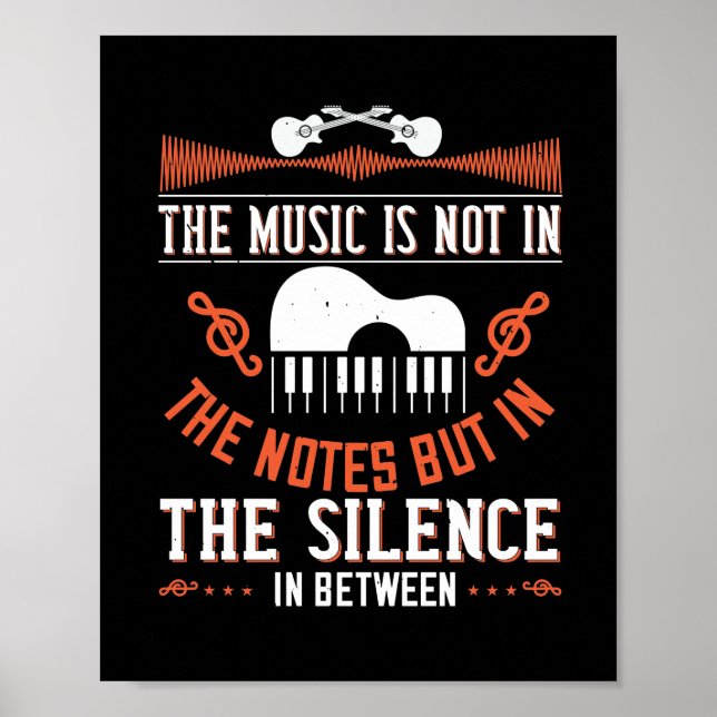 Póster The Music Is Not In The Notes (Frente)