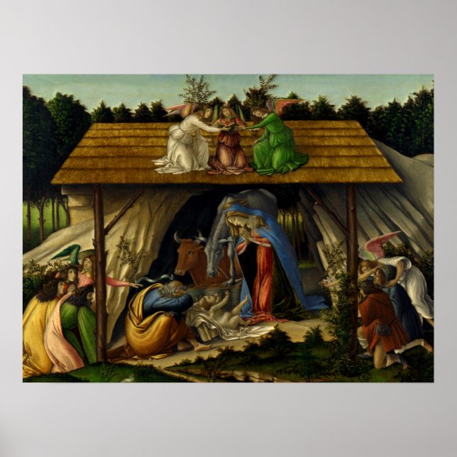 Póster The Mystical Nativity - Botticelli (Frente)