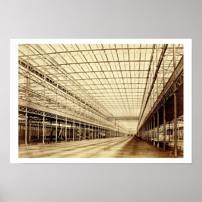 Póster The Nave at Crystal Palace, Hyde Park, March 1852 (Frente)