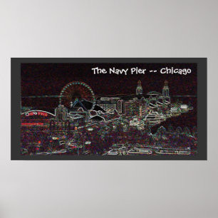 Póster The Navy Pier -- Chicago